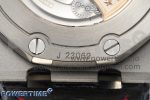Royal Oak Offshore 42mm SS APF 1:1 Best Edition Black Dial on Black Leather Strap A3126 - Image 11