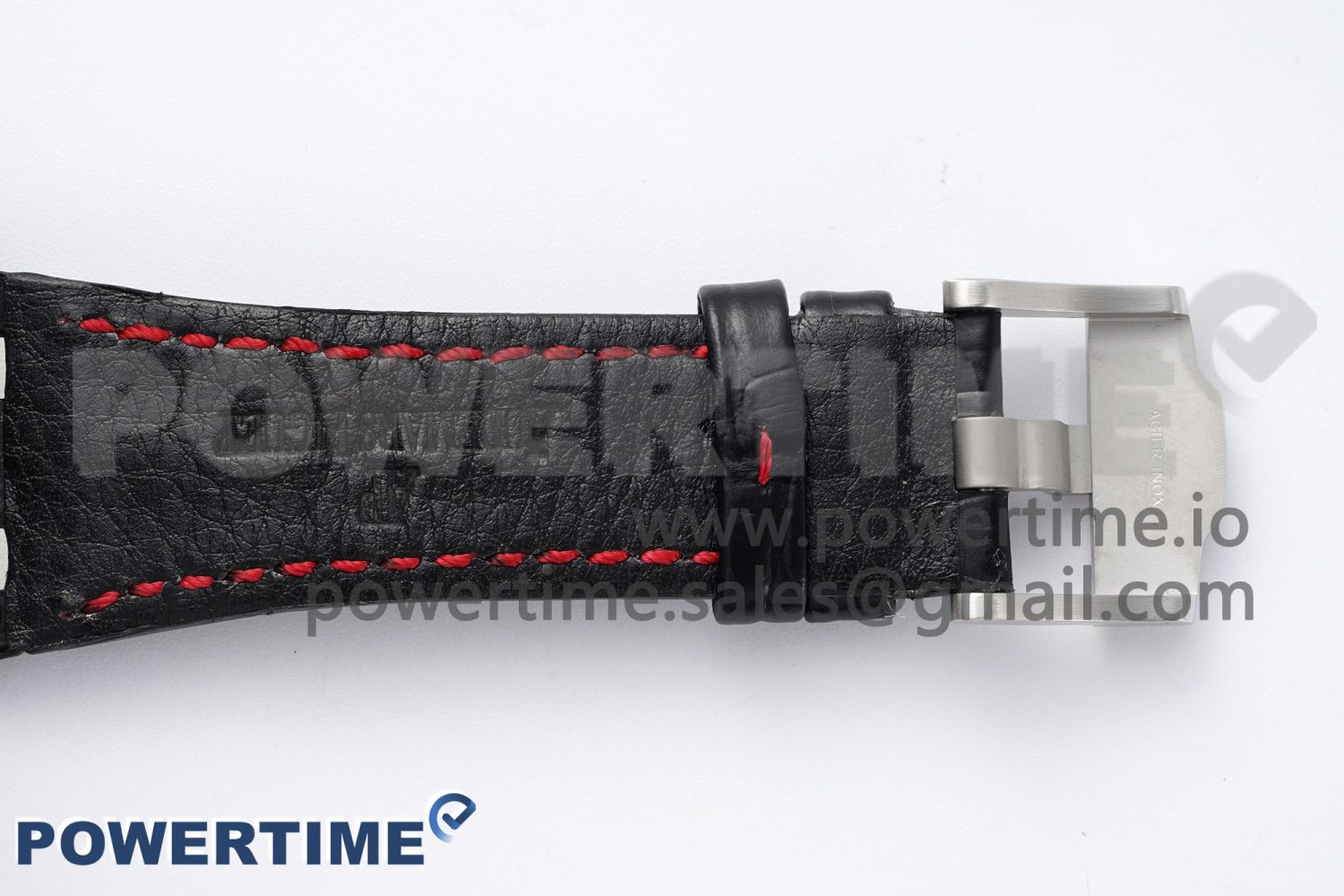 Royal Oak Offshore 42mm SS APF 1:1 Best Edition Black Dial on Black Leather Strap A3126 - Image 14