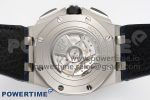 Royal Oak Offshore 44mm Black Ceramic Bezel APF 1:1 Best Edition Blue Dial on Black Rubber Strap A3126 V2 - Image 8