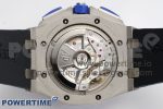 Royal Oak Offshore 44mm Blue Ceramic Bezel APF 1:1 Best Edition Blue Dial on Blue Camou Strap A3126 V2 - Image 9