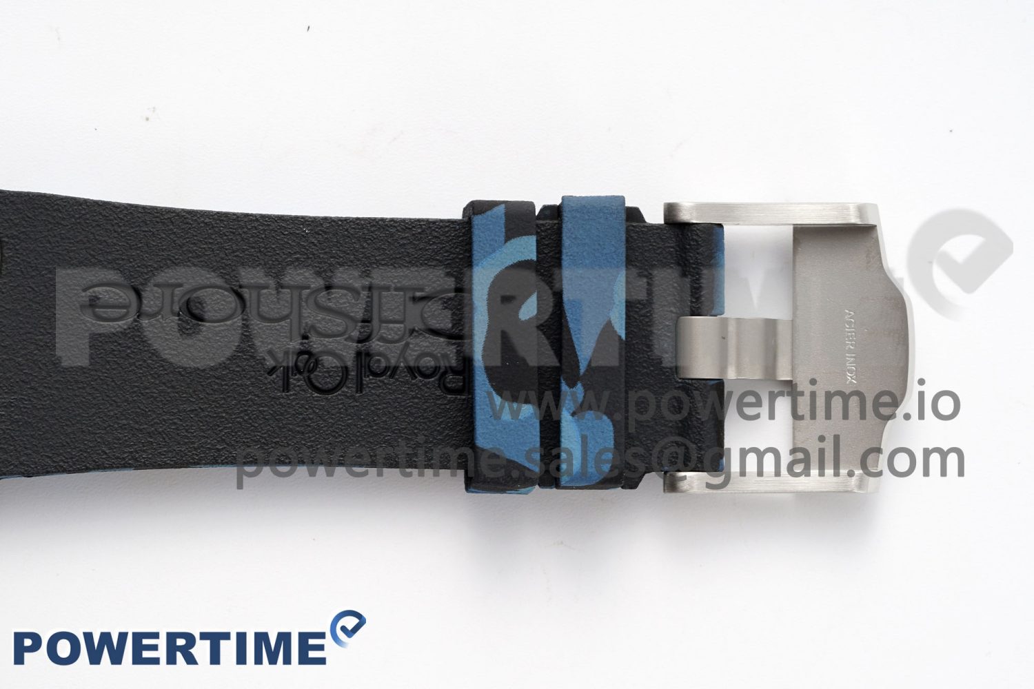 Royal Oak Offshore 44mm Blue Ceramic Bezel APF 1:1 Best Edition Blue Dial on Blue Camou Strap A3126 V2 - Image 12