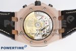 Royal Oak Offshore 42mm RG Bezel APF 1:1 Best Edition Black/RG Dial on Black Leather Strap A3126 - Image 9