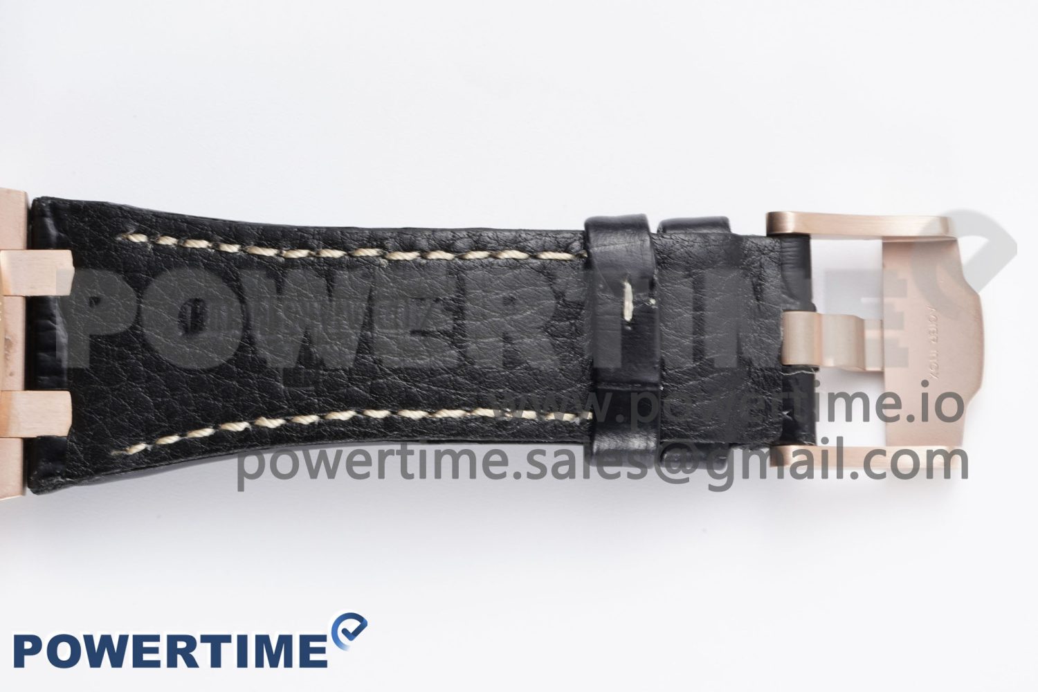 Royal Oak Offshore 42mm RG Bezel APF 1:1 Best Edition Black/RG Dial on Black Leather Strap A3126 - Image 12