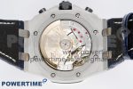 Royal Oak Offshore 42mm SS APF 1:1 Best Edition Black/Blue Dial on Blue Leather Strap A3126 - Image 9