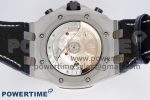 Royal Oak Offshore 42mm SS APF 1:1 Best Edition Black/Blue Dial on Blue Leather Strap A3126 - Image 10