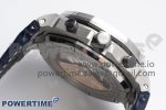 Royal Oak Offshore 42mm SS APF 1:1 Best Edition Black/Blue Dial on Blue Leather Strap A3126 - Image 6