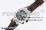 Royal Oak Offshore 42mm SS APF 1:1 Best Edition Brown Dial on Brown Leather Strap A3126 - Image 2