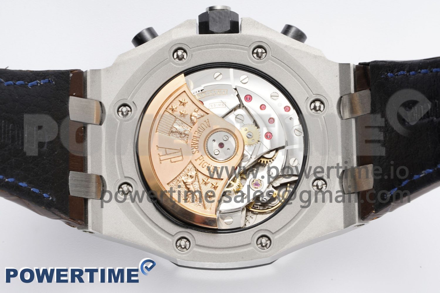 Royal Oak Offshore 42mm SS APF 1:1 Best Edition Brown Dial on Brown Leather Strap A3126 - Image 9