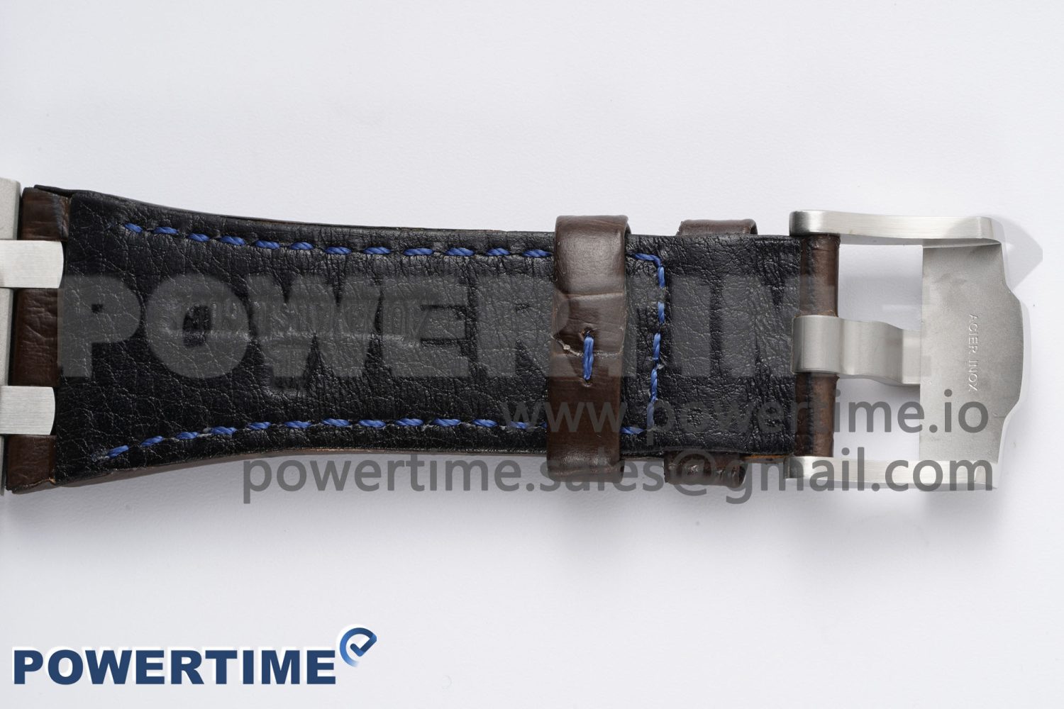 Royal Oak Offshore 42mm SS APF 1:1 Best Edition Brown Dial on Brown Leather Strap A3126 - Image 11