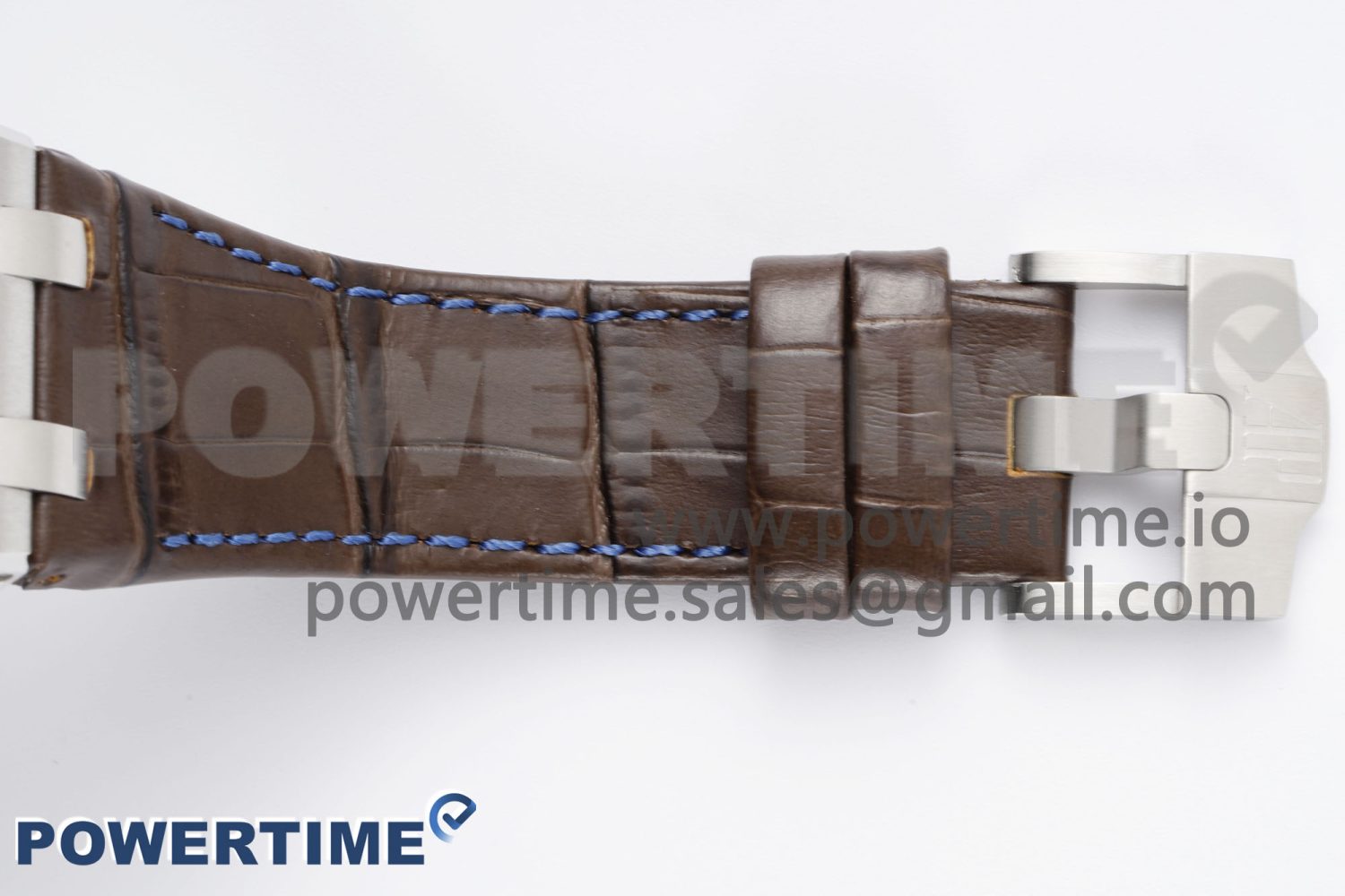 Royal Oak Offshore 42mm SS APF 1:1 Best Edition Brown Dial on Brown Leather Strap A3126 - Image 12