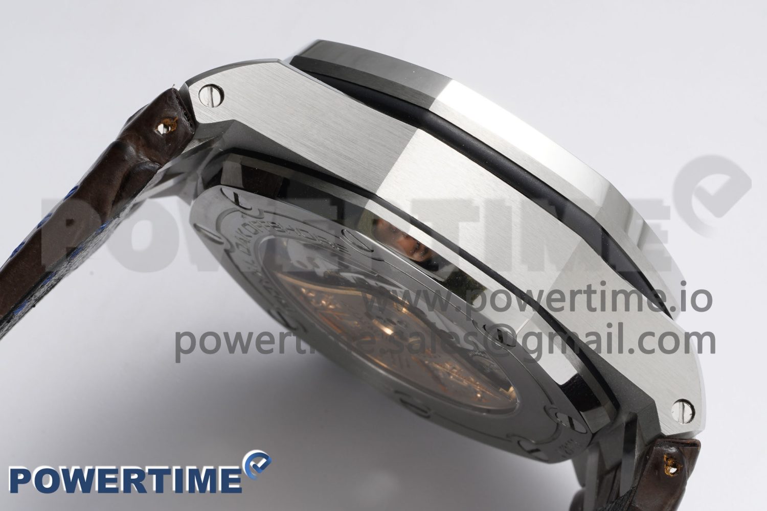Royal Oak Offshore 42mm SS APF 1:1 Best Edition Brown Dial on Brown Leather Strap A3126 - Image 7