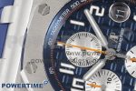 Royal Oak Offshore 42mm SS APF 1:1 Best Edition Blue/Silver Dial on Blue Rubber Strap A3126 - Image 4
