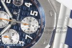 Royal Oak Offshore 42mm SS APF 1:1 Best Edition Blue/Silver Dial on Blue Rubber Strap A3126 - Image 5