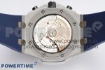 Royal Oak Offshore 42mm SS APF 1:1 Best Edition Blue/Silver Dial on Blue Rubber Strap A3126 - Image 10