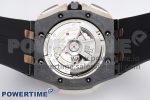 Royal Oak Offshore 44mm Forged Carbon RG Bezel APF 1:1 Best Edition Black Dial on Rubber Strap A3126 V2 - Image 10