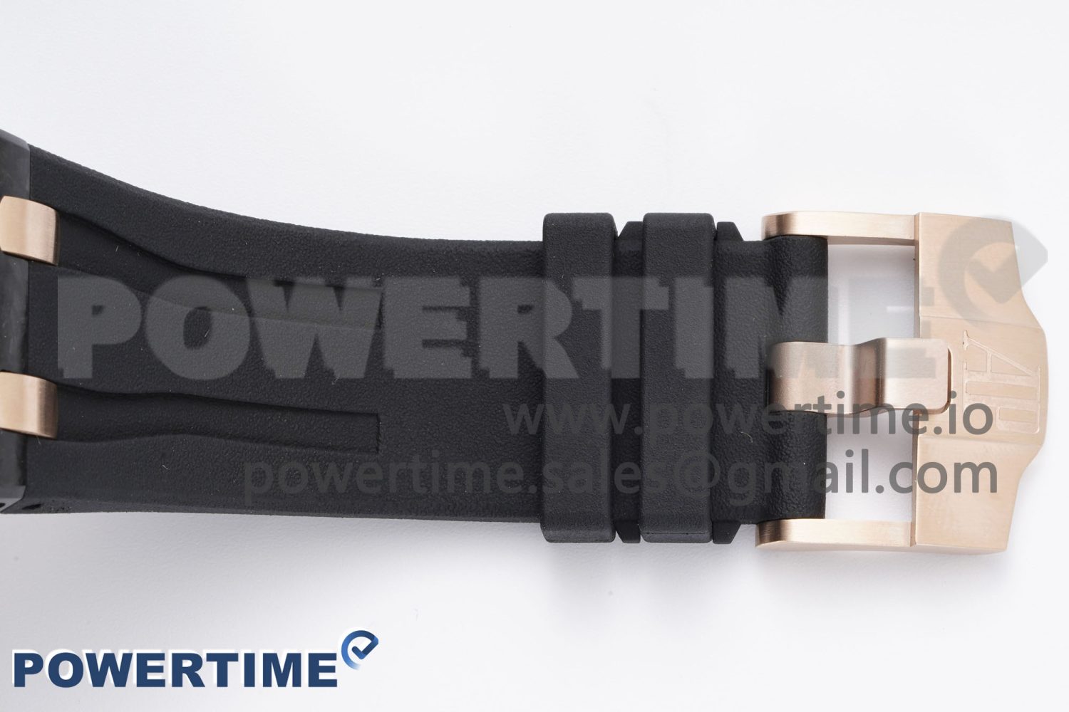 Royal Oak Offshore 44mm Forged Carbon RG Bezel APF 1:1 Best Edition Black Dial on Rubber Strap A3126 V2 - Image 11