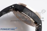 Royal Oak Offshore 44mm Forged Carbon RG Bezel APF 1:1 Best Edition Black Dial on Rubber Strap A3126 V2 - Image 7