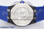 Royal Oak Offshore 44mm Blue/Black Ceramic APF 1:1 Best Edition Blue/Black Dial on Rubber Strap A3126 V2 - Image 8