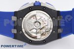 Royal Oak Offshore 44mm Blue/Black Ceramic APF 1:1 Best Edition Blue/Black Dial on Rubber Strap A3126 V2 - Image 9
