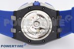 Royal Oak Offshore 44mm Blue/Black Ceramic APF 1:1 Best Edition Blue/Black Dial on Rubber Strap A3126 V2 - Image 10