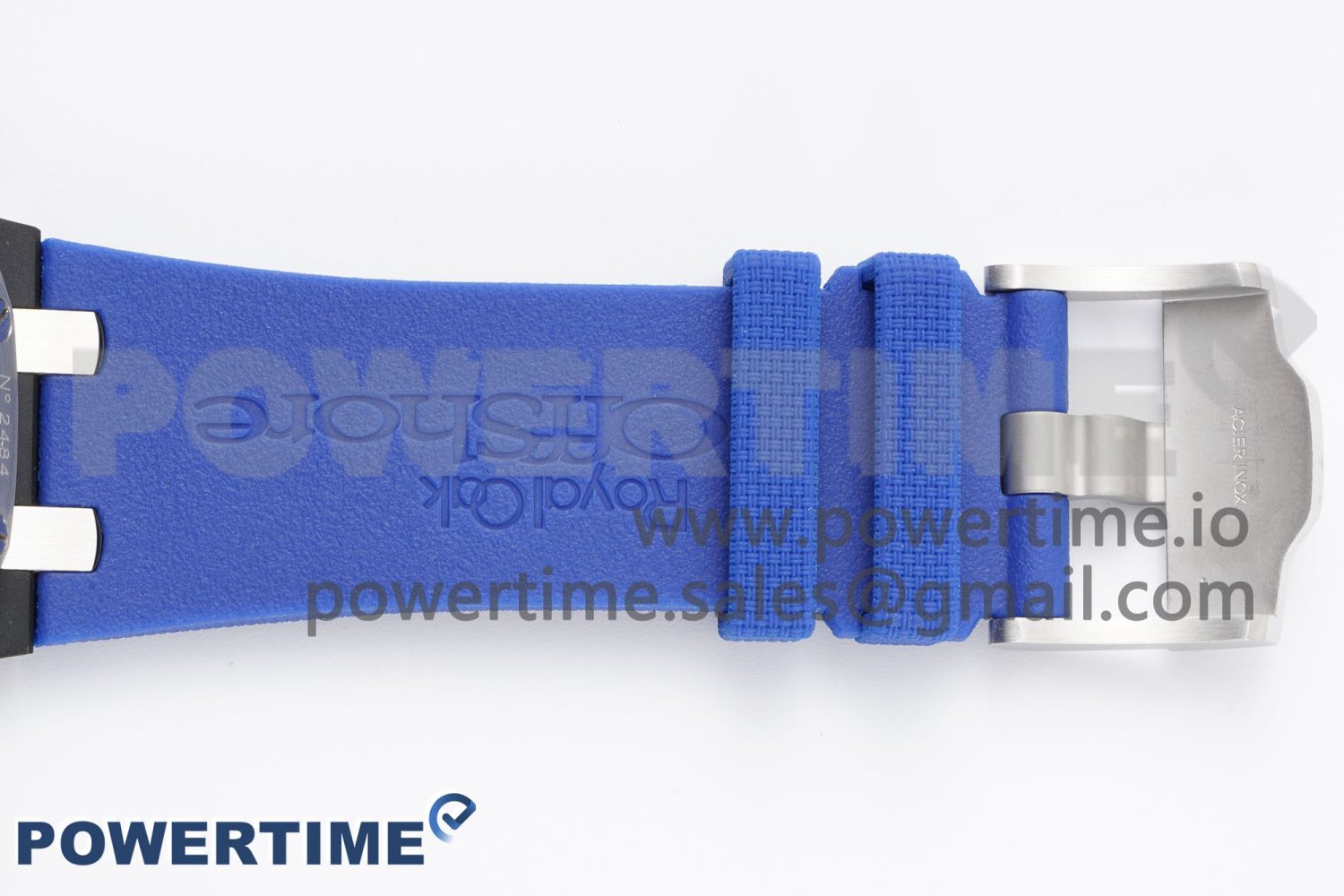 Royal Oak Offshore 44mm Blue/Black Ceramic APF 1:1 Best Edition Blue/Black Dial on Rubber Strap A3126 V2 - Image 14