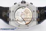Royal Oak Offshore 42mm SS APF 1:1 Best Edition White/Blue Dial on Blue Leather Strap A7750 - Image 9