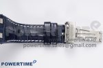 Royal Oak Offshore 42mm SS APF 1:1 Best Edition White/Blue Dial on Blue Leather Strap A7750 - Image 13