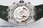 Royal Oak Offshore 42mm SS APF 1:1 Best Edition Green Dial on Green Rubber Strap A4404 - Image 10