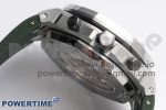 Royal Oak Offshore 42mm SS APF 1:1 Best Edition Green Dial on Green Rubber Strap A4404 - Image 6