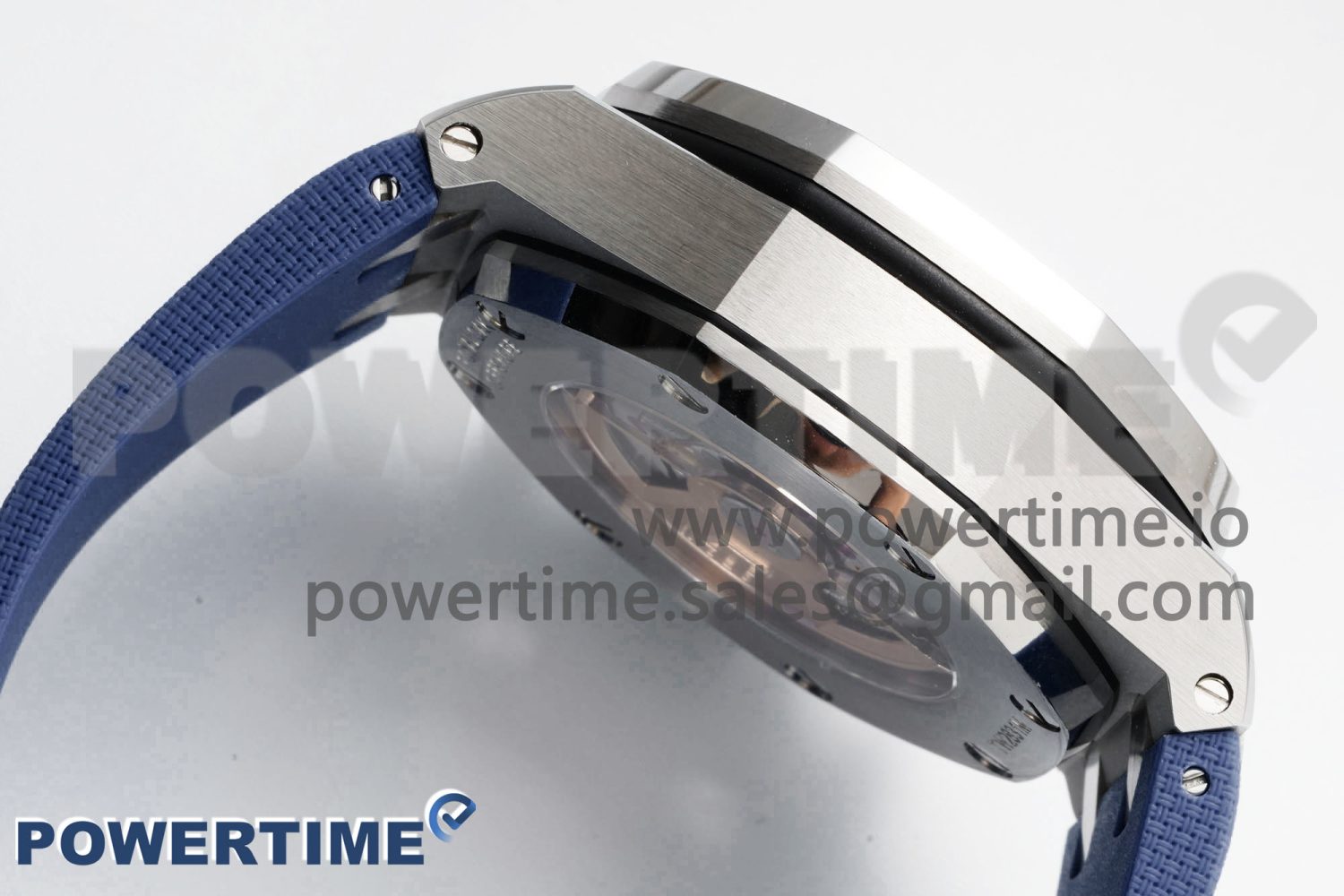 Royal Oak Offshore 42mm SS APF 1:1 Best Edition Blue/Silver Dial on Blue Rubber Strap A3126 - Image 7