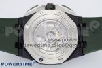 Royal Oak Offshore 2020 44mm APF 1:1 Best Edition Green Ceramic Bezel on Rubber Strap A3126 - Image 8