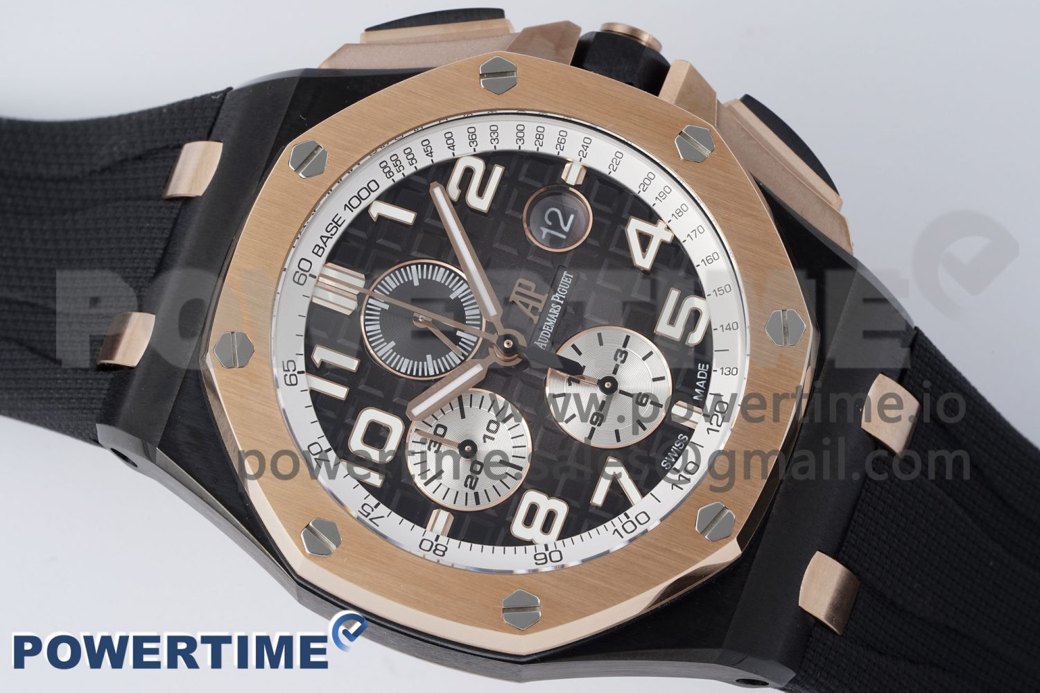 Royal Oak Offshore 2020 44mm APF 1:1 Best Edition RG Bezel on Rubber Strap A3126 - Image 3