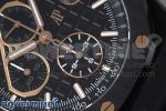 Royal Oak Offshore 44mm Real Ceramic APF 1:1 Best Edition Black Dial RG Markers on Rubber Strap A3126 - Image 5