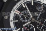 Royal Oak Offshore 44mm Real Ceramic APF 1:1 Best Edition Black Dial White Inner Bezel on Rubber Strap A3126 - Image 4