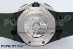 Royal Oak Offshore 2020 44mm APF 1:1 Best Edition Green Ceramic Bezel on Rubber Strap A3126 - Image 9