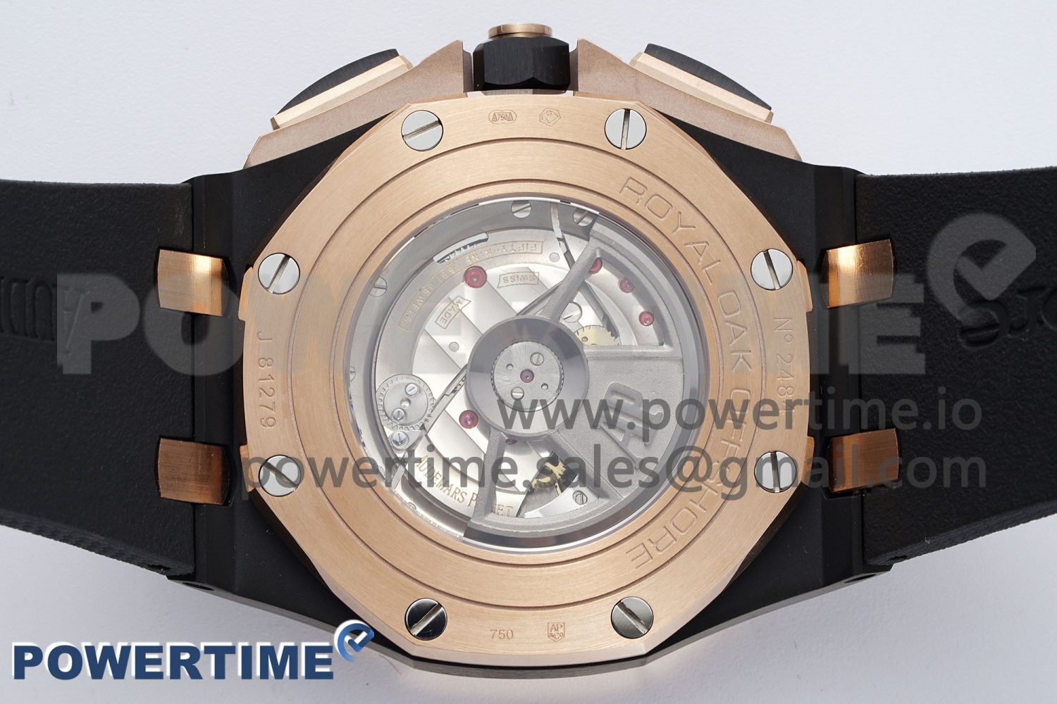 Royal Oak Offshore 2020 44mm APF 1:1 Best Edition RG Bezel on Rubber Strap A3126 - Image 9