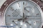 Daytona 116506 Brown Ceramic KING 1:1 Best Edition Ice Blue Crystal Dial on SS Bracelet SA4130 - Image 4