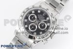 Daytona 116509 KING 1:1 Best Edition Black Diamonds Dial on SS Bracelet SA4130 - Image 2