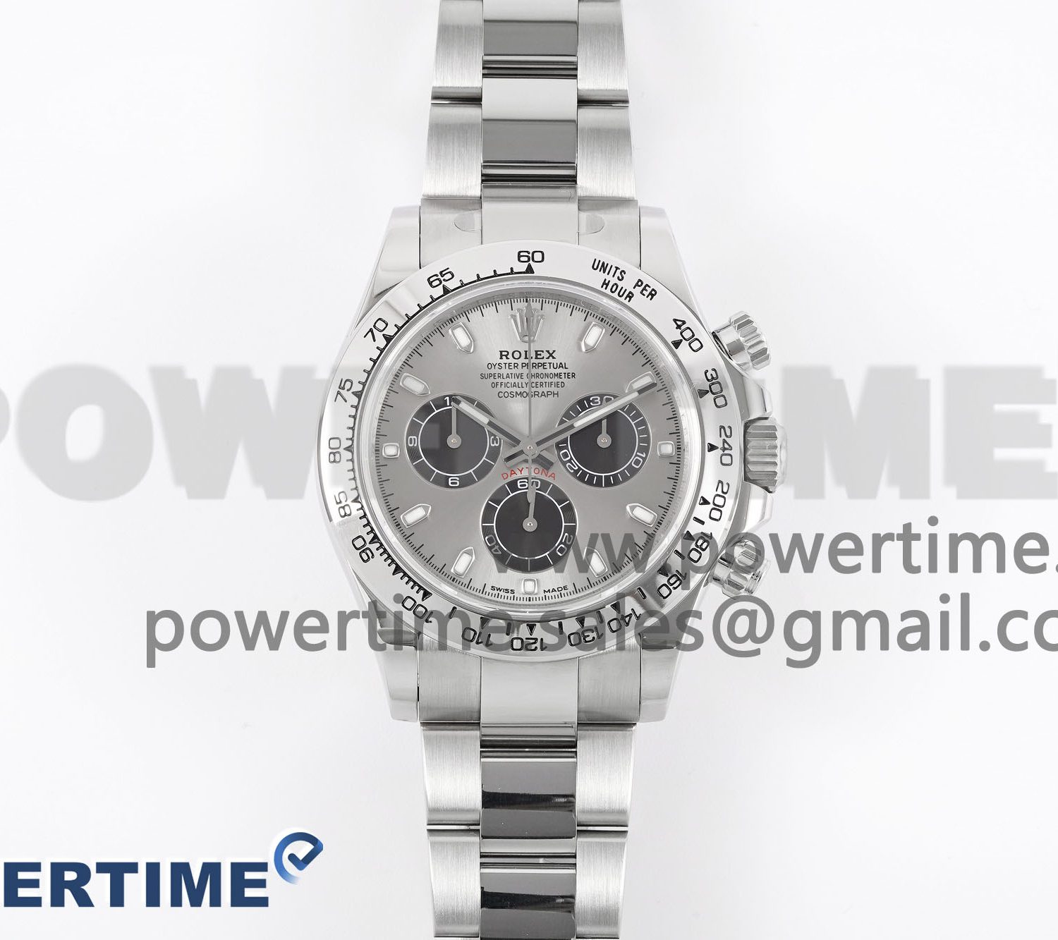 Daytona 116509 KING 1:1 Best Edition Gray Dial on SS Bracelet SA4130