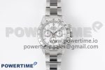 Daytona 116520 KING 1:1 Best Edition White Dial on SS Bracelet SA4130