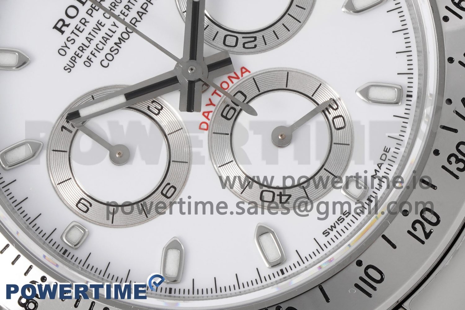 Daytona 116520 KING 1:1 Best Edition White Dial on SS Bracelet SA4130 - Image 5