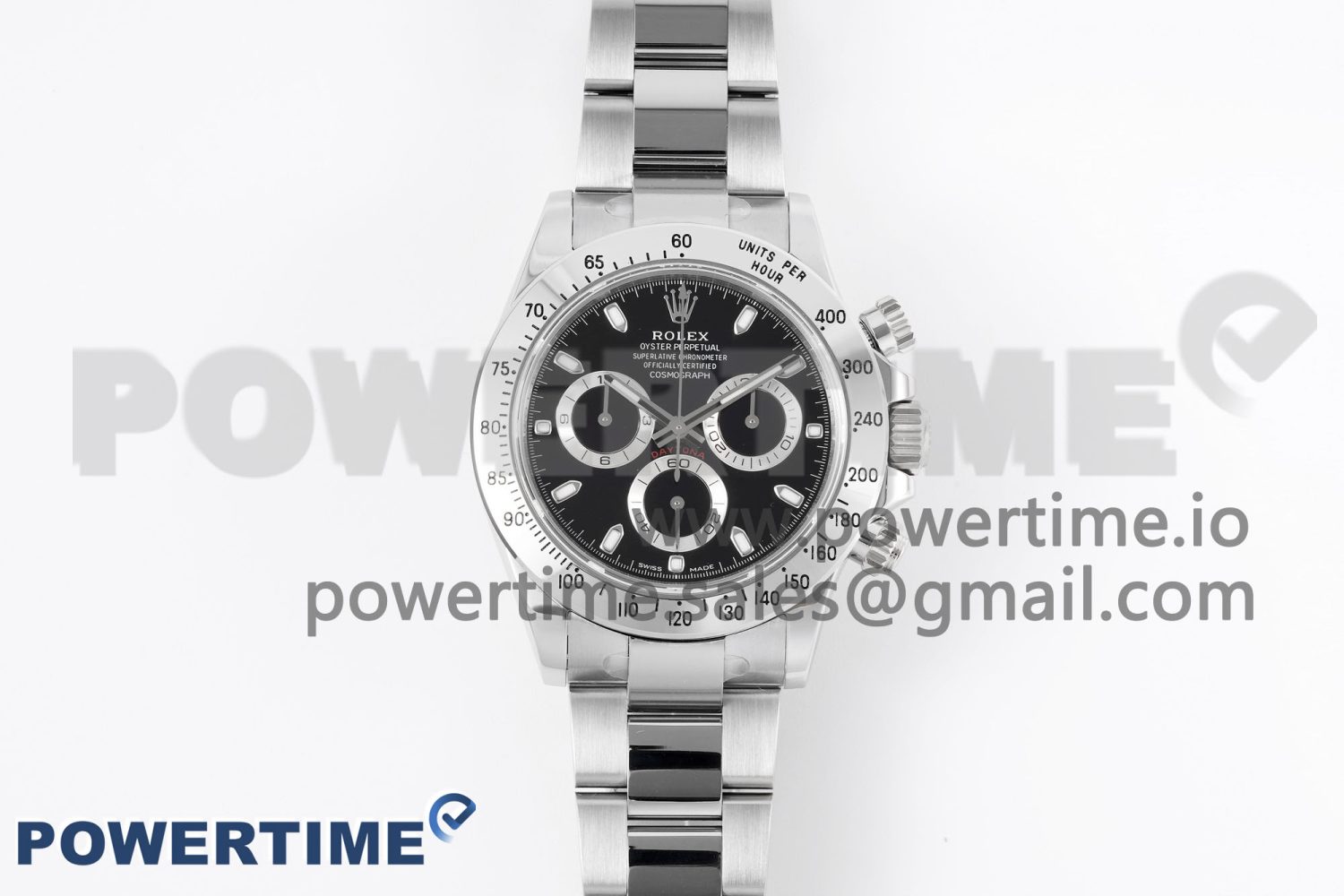 Daytona 116520 KING 1:1 Best Edition Black Dial on SS Bracelet SA4130 - Image 1