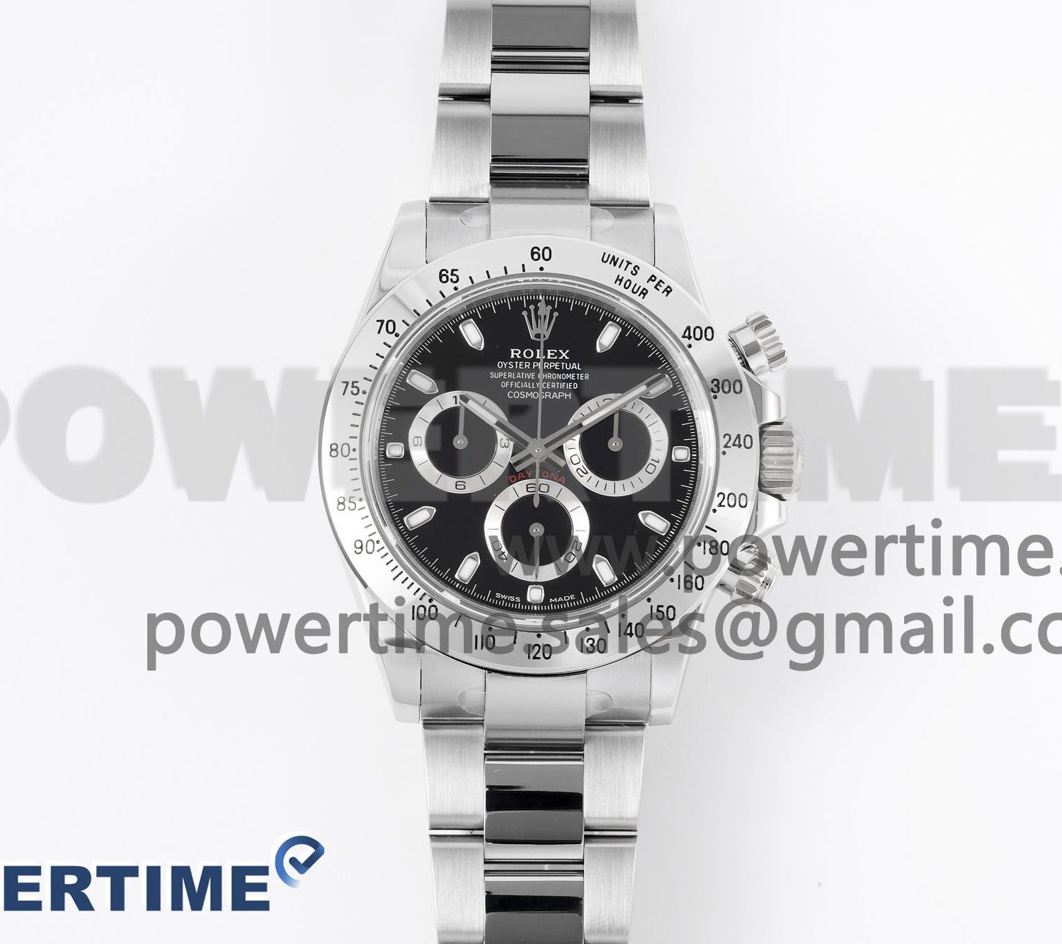 Daytona 116520 KING 1:1 Best Edition Black Dial on SS Bracelet SA4130