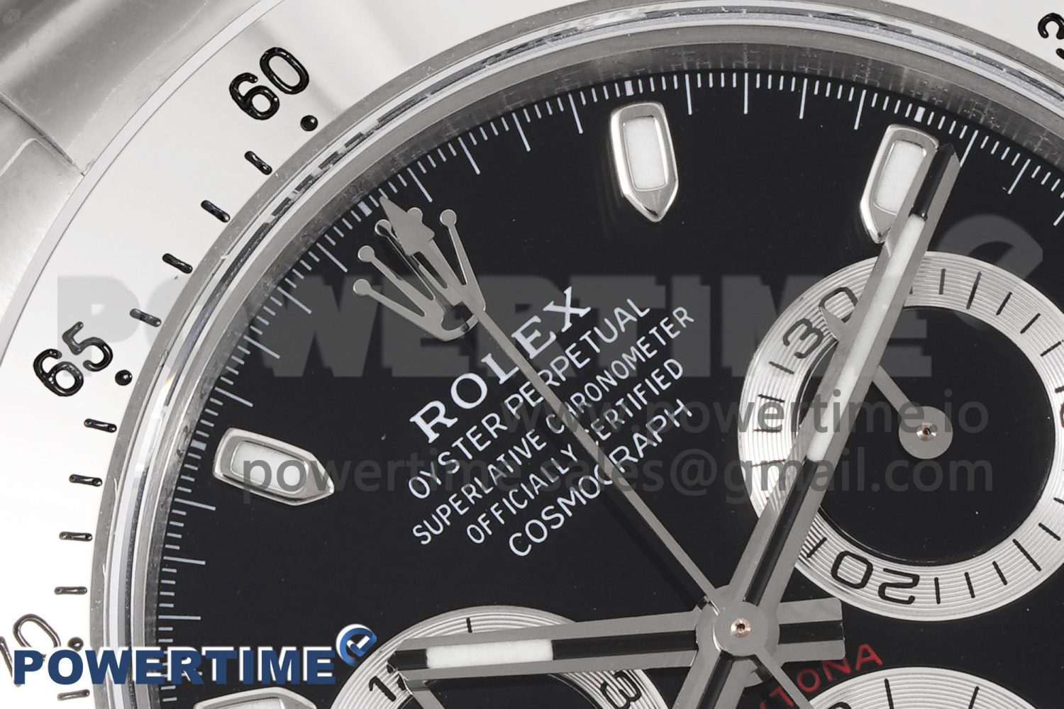 Daytona 116520 KING 1:1 Best Edition Black Dial on SS Bracelet SA4130 - Image 4