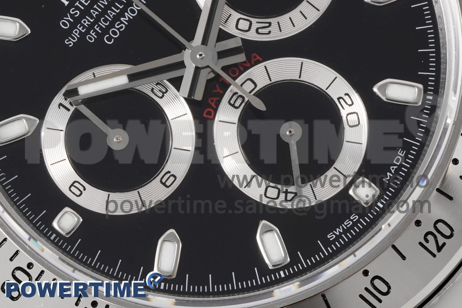 Daytona 116520 KING 1:1 Best Edition Black Dial on SS Bracelet SA4130 - Image 5