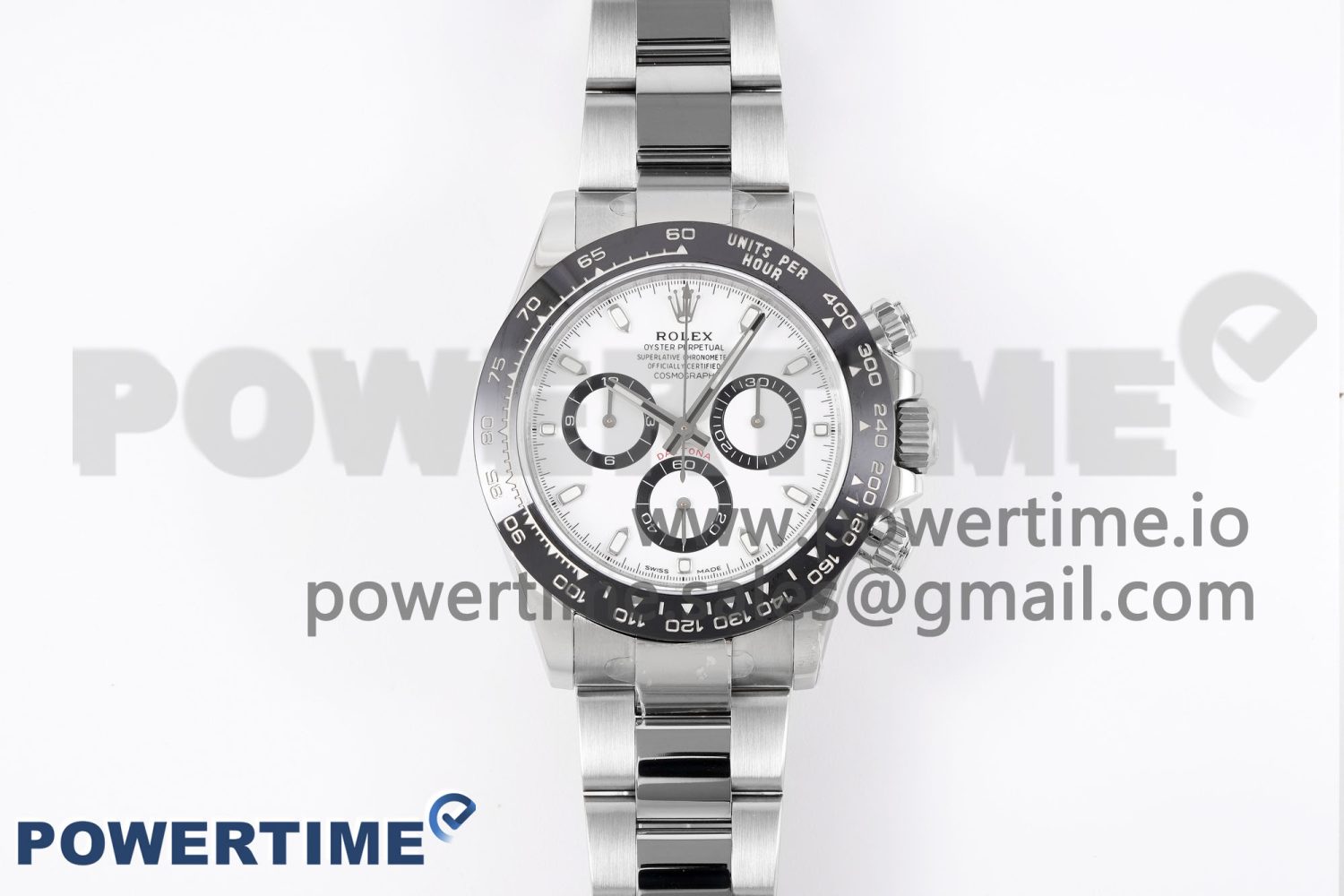 Daytona 116500 KING 1:1 Best Edition White Dial on SS Bracelet SA4130 - Image 1