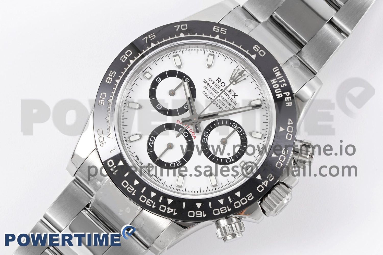 Daytona 116500 KING 1:1 Best Edition White Dial on SS Bracelet SA4130 - Image 2