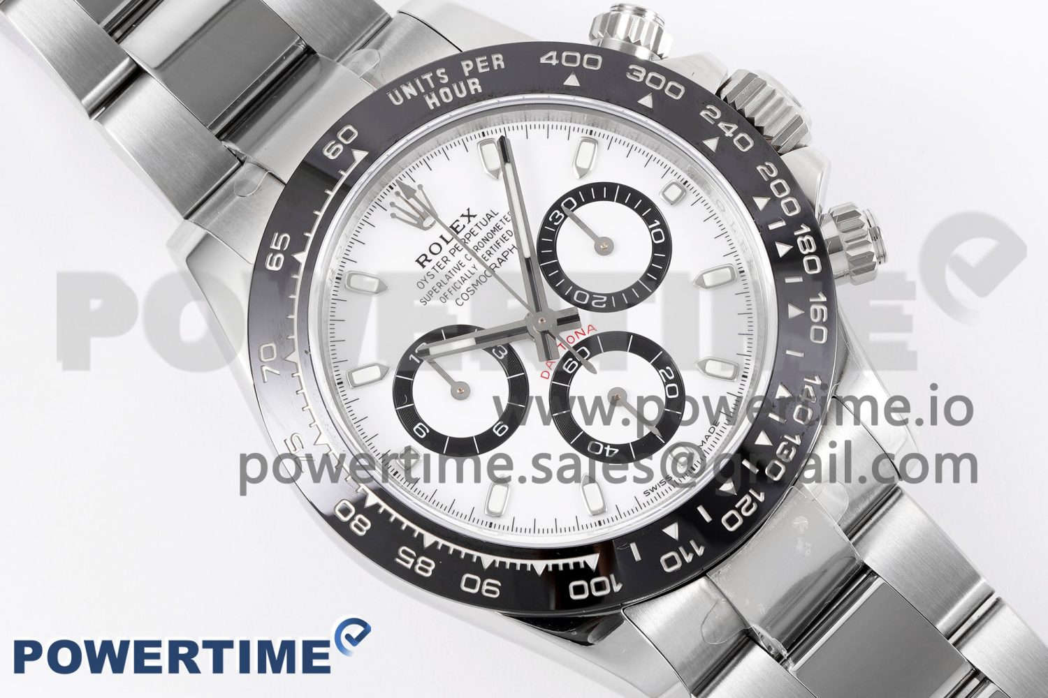 Daytona 116500 KING 1:1 Best Edition White Dial on SS Bracelet SA4130 - Image 3