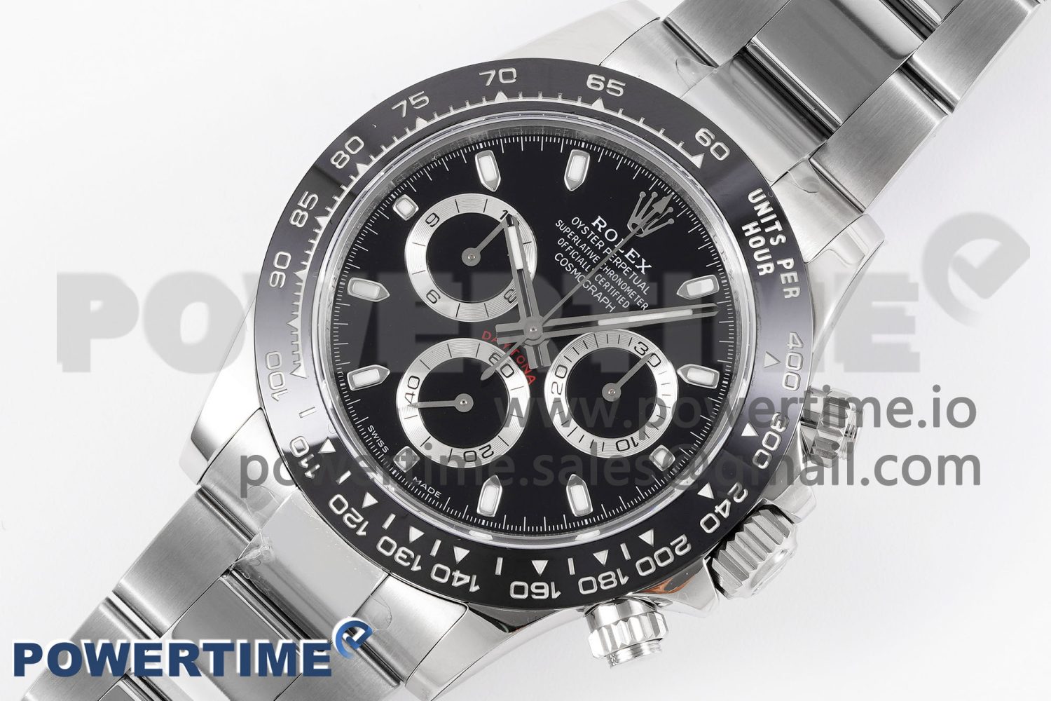 Daytona 116500 KING 1:1 Best Edition Black Dial on SS Bracelet SA4130 - Image 2