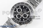Daytona 116500 KING 1:1 Best Edition Black Dial on SS Bracelet SA4130 - Image 2